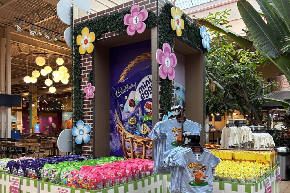 Spring retail display