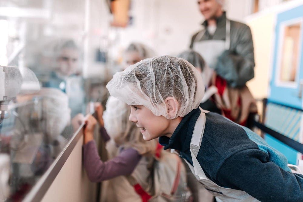 Family at Create Your Own Candy Bar